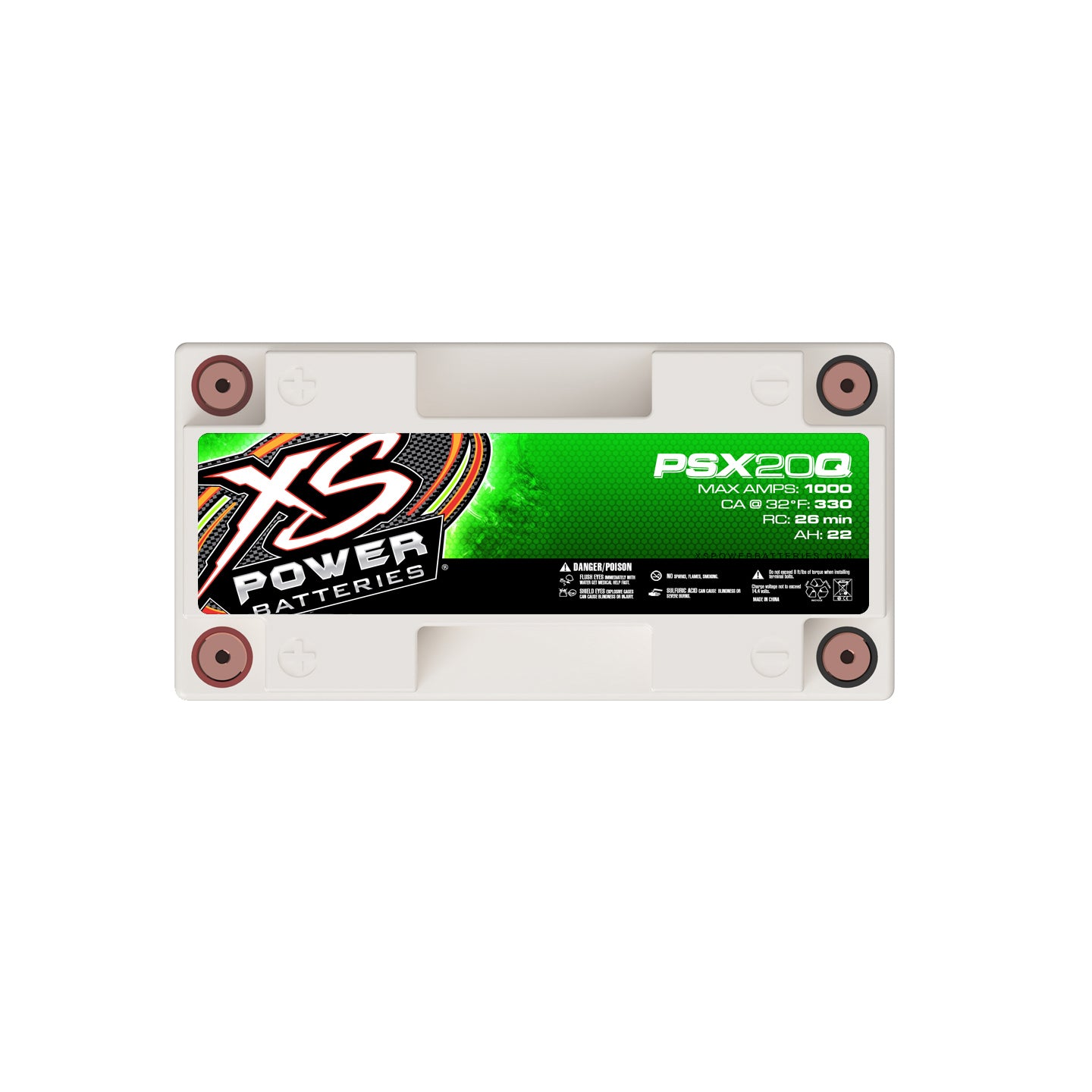 XS Power PSX20Q Group 20/20L 12V AGM Powersports Battery
