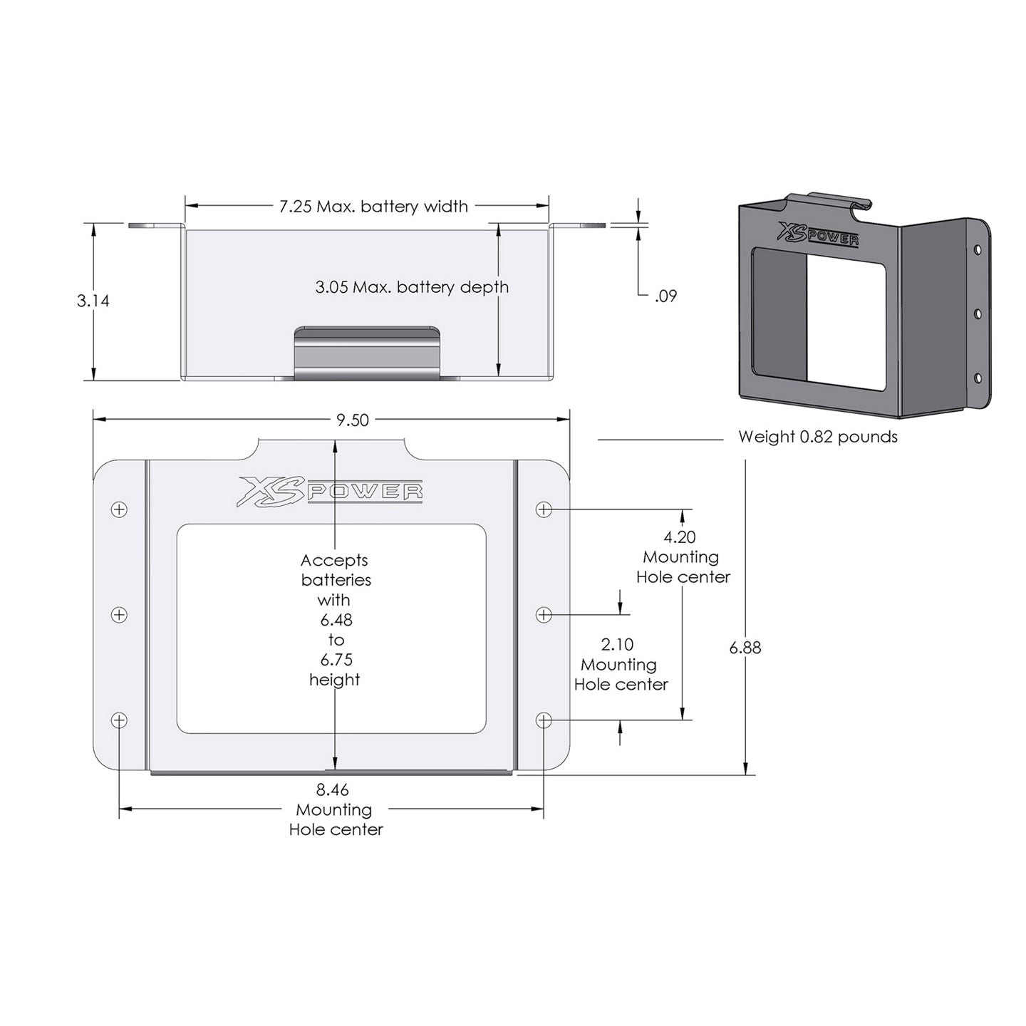 511 - 680 Side Mount