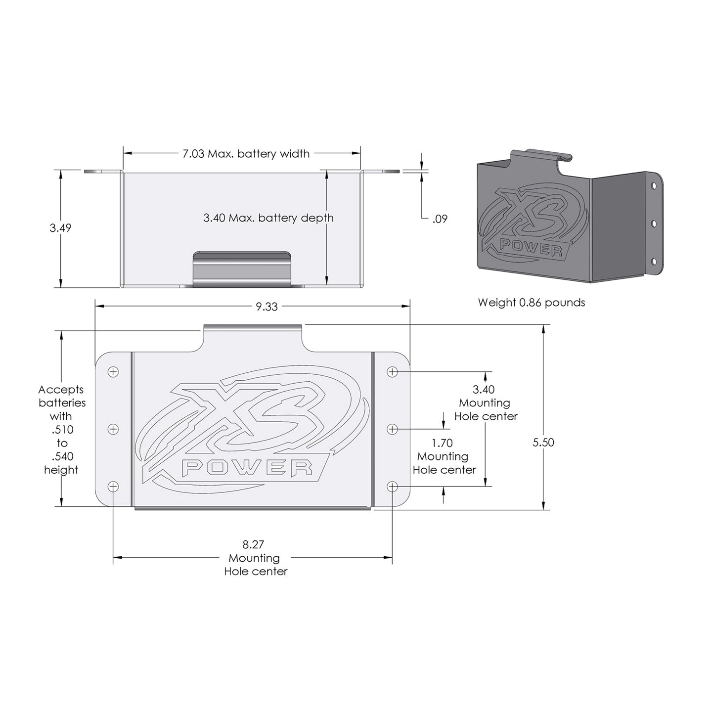 514 - 545 Side Mount