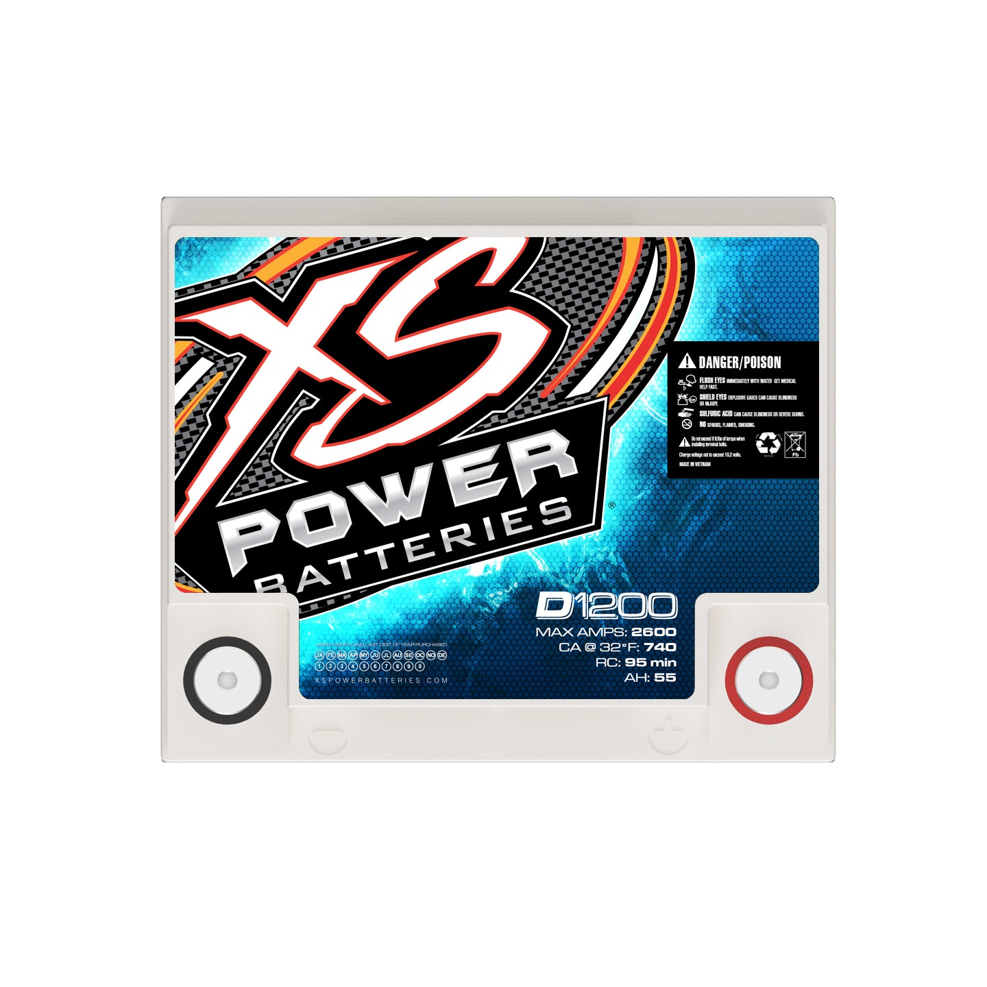 XS Power AGM Battery 12 Volt 740A CA XS Power AGM Battery 12 Volt 740A CA