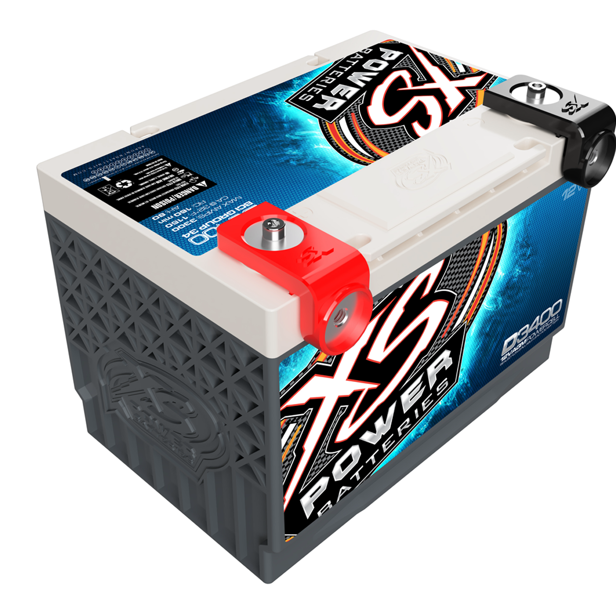 XS Power Retro Style AGM Battery 34 Group 12V XS Power Retro Style AGM Battery 34 Group 12V